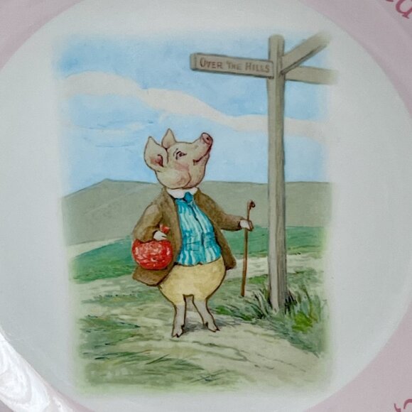 Pottery Barn Kids Peter Rabbit Beatrix Potter Melamine Dinner Plates SET of 3 - Picture 7 of 12
